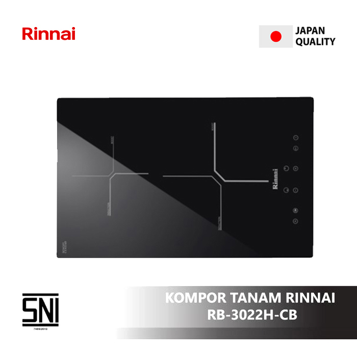 Rinnai Kompor Tanam 2 Tungku - RB3022HCB